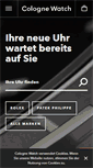 Mobile Screenshot of colognewatch.de